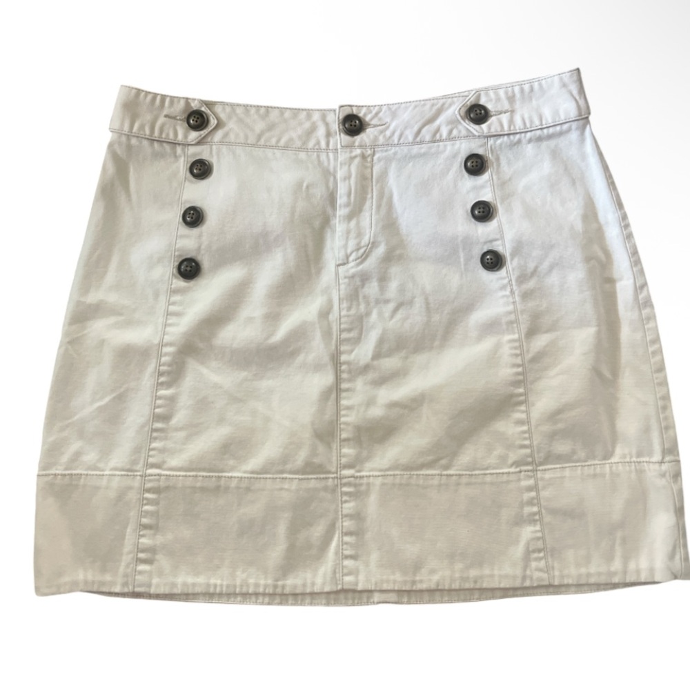 Anthropologie Idra Button-Front  Skirt